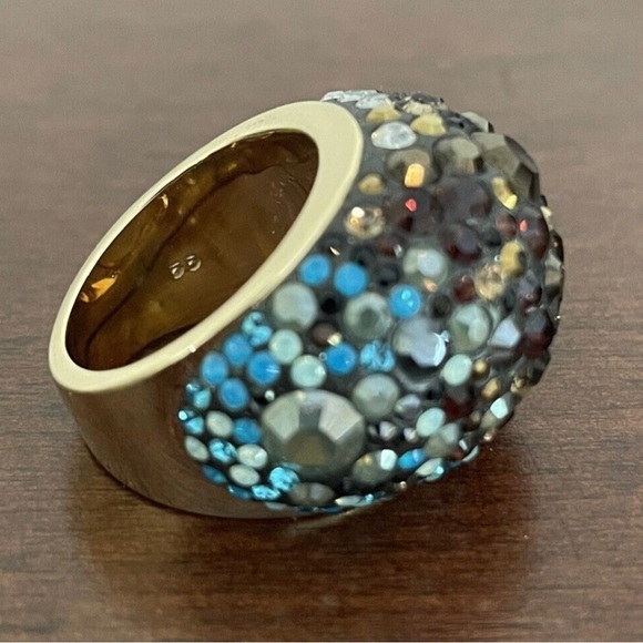 Swarovski Crystal Chic Brown Mocha ring. SZ 52 (6). - Picture 2 of 2